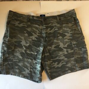 George Camouflage Mens Cargo Shorts Size 44